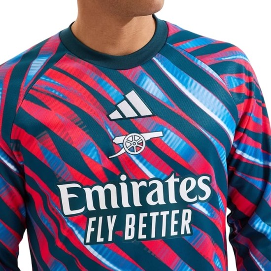Women's Arsenal 2026/27 Pre Match Long Sleeve Shirt Women's Arsenal 2026/27 Pre Match Long Sleeve Shirt