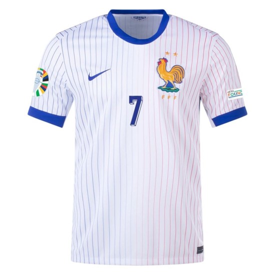 Antoine Griezmann #7 France Away Jersey EURO 2024
