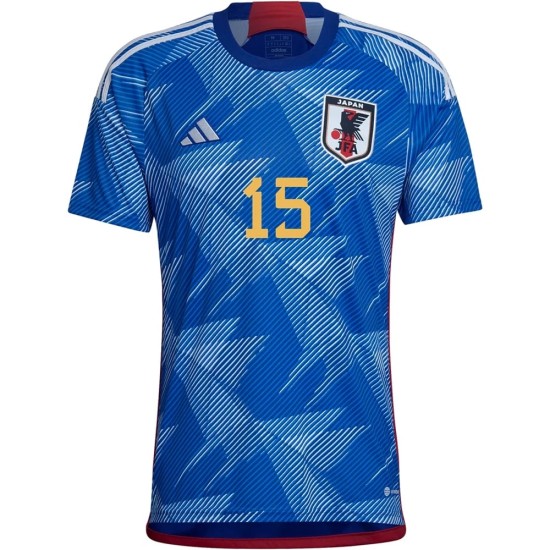 Yuya Osako #15 Japan Home Jersey World Cup 2022