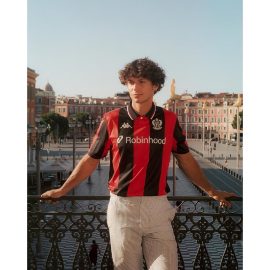 Kid's OGC Nice 2025/26 Home Shirt