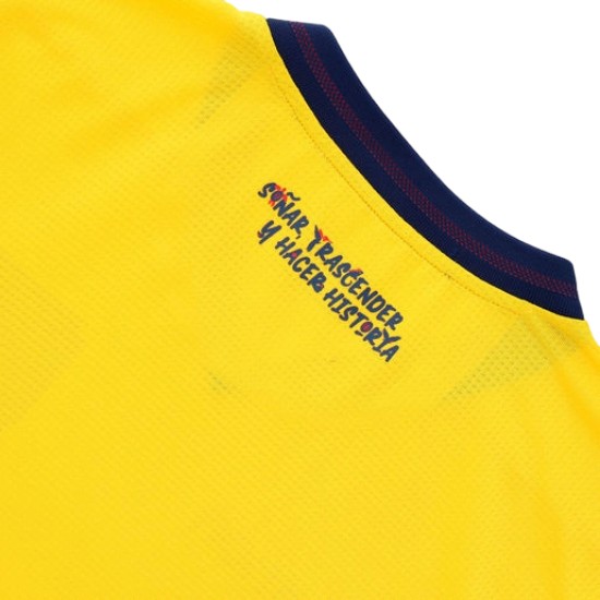 Men's Ecuador 2026 Home World Cup Long Sleeve Shirt