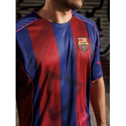 Kid's Ed Sheeran x Spotify x FC Barcelona 2004/05 Home Retro Shirt