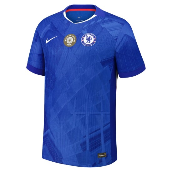 Men's Chelsea 2025/26 Home Shirt - World Champions #25 Men's Chelsea 2025/26 Home Shirt - World Champions #25