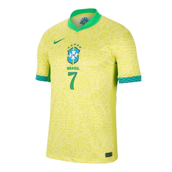 VINI JR. #7 Brazil Home Jersey Copa America 2024 VINI JR. #7 Brazil Home Jersey Copa America 2024