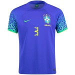 Kid's T.SILVA Brazil 2022/23 Away Shirt