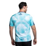 Kid's Cruz Azul 2025/26 Third Warm Up Shirt - Turquoise/White