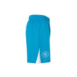Kid's Napoli 2024/25 Home Shorts - Sky Blue