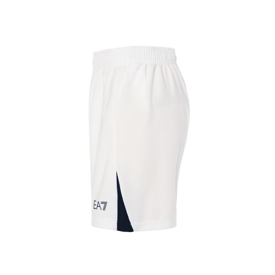 Men's Napoli 2024/25 Home Shorts - White/Navy Blue