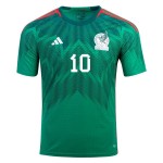 Orbelin Pineda #10 Mexico Home Jersey World Cup 2022