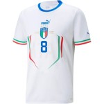 Jorginho #8 Italy Away Jersey World Cup 2022