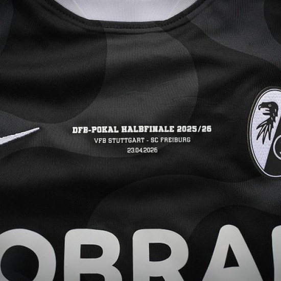 Kid's SC Freiburg 2025/26 Away DFB Cup Semi-Final Shirt Kid's SC Freiburg 2025/26 Away DFB Cup Semi-Final Shirt