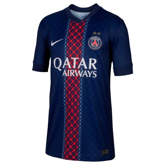 Men's PSG 2025/26 Home Shirt - Champions of Europe 2026 Print Men's PSG 2025/26 Home Shirt - Champions of Europe 2026 Print