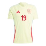LAMINE YAMAL #19 Spain Away Jersey EURO 2024