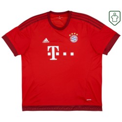 Men's Bayern Munich 2015/16 Home Retro Shirt Alonso #3
