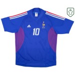 Men's France 2002/04 Home Retro Shirt Zidane #10