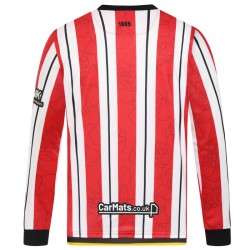 Men's Sheffield United 2024/25 Home Long Sleeve Shirt Men's Sheffield United 2024/25 Home Long Sleeve Shirt