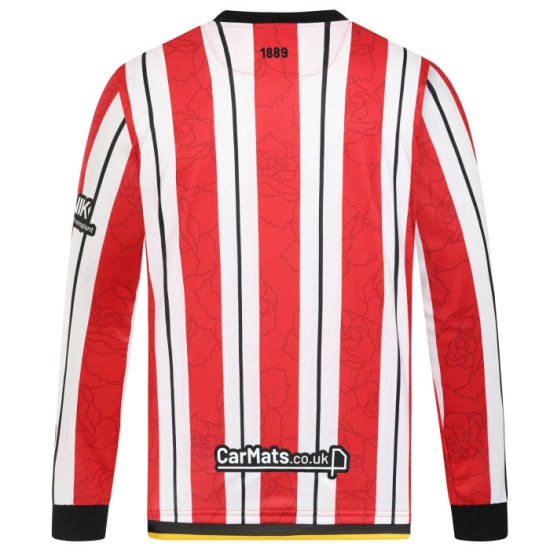 Men's Sheffield United 2024/25 Home Long Sleeve Shirt