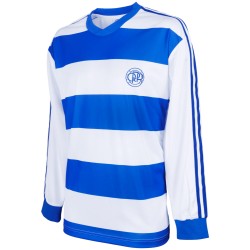 Men's Queens Park Rangers 1977/78 Home Retro Long Sleeve Shirt Men's Queens Park Rangers 1977/78 Home Retro Long Sleeve Shirt