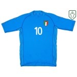 Men's Italy 2002 Home Retro Shirt Totti #10