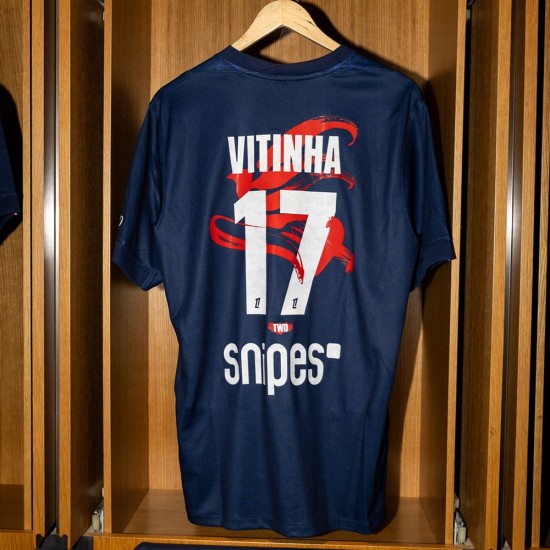 Kid's PSG 2025/26 Home Lunar New Year Shirt Vitinha #17 Kid's PSG 2025/26 Home Lunar New Year Shirt Vitinha #17