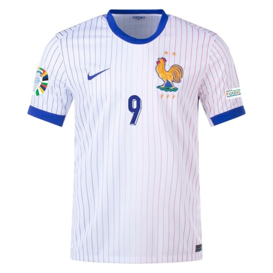 Olivier Giroud #9 France Away Jersey EURO 2024