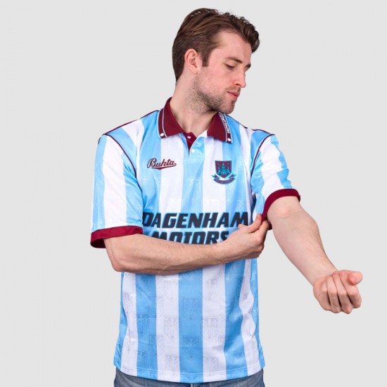 Kid's West Ham United 1992 Away Retro Shirt