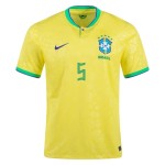 Casemiro #5 Brazil Home Jersey World Cup 2022