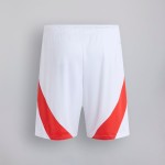 Kid's Manchester United 2024/25 Home Shorts - White Kid's Manchester United 2024/25 Home Shorts - White