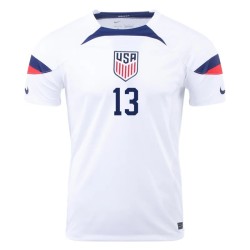 Alex Morgan #13 USMNT Home Jersey World Cup 2022