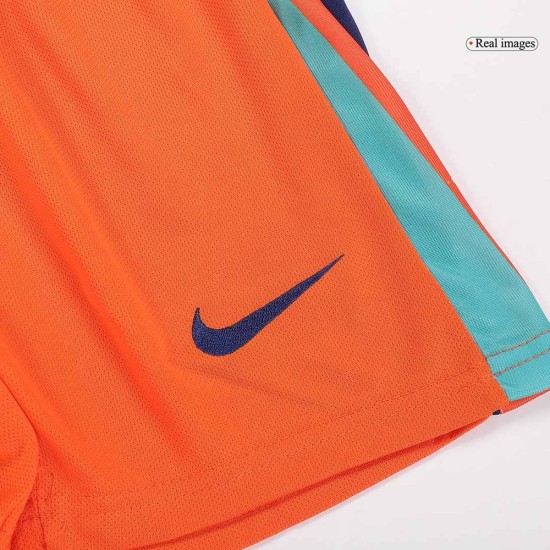Kid's Netherlands Home Jersey+Shorts EURO 2024