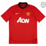 Men's Manchester United 2013/14 Home Retro Shirt Mata #8