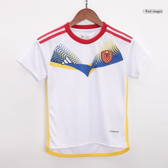 Kid's Venezuela Away Jersey+Shorts Copa America 2024 Kid's Venezuela Away Jersey+Shorts Copa America 2024