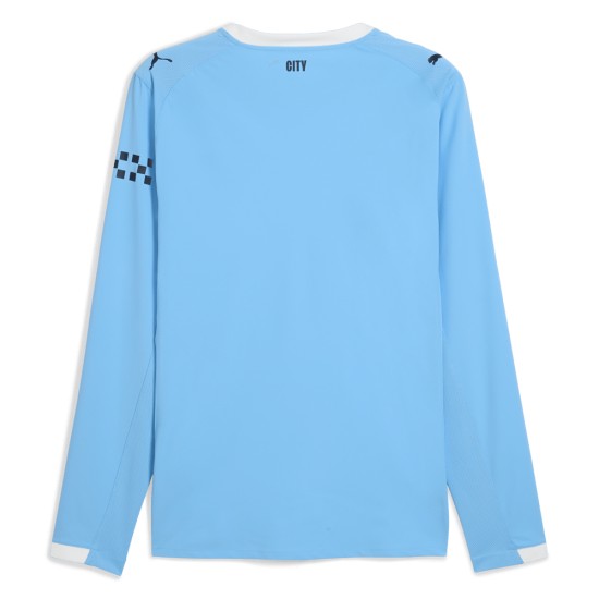 Women's Manchester City 2025/26 Home Long Sleeve Shirt