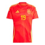 LAMINE YAMAL #19 Spain Home Jersey EURO 2024