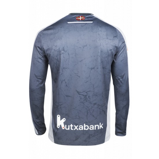 Kid's Real Sociedad 2025/26 Away Long Sleeve Shirt