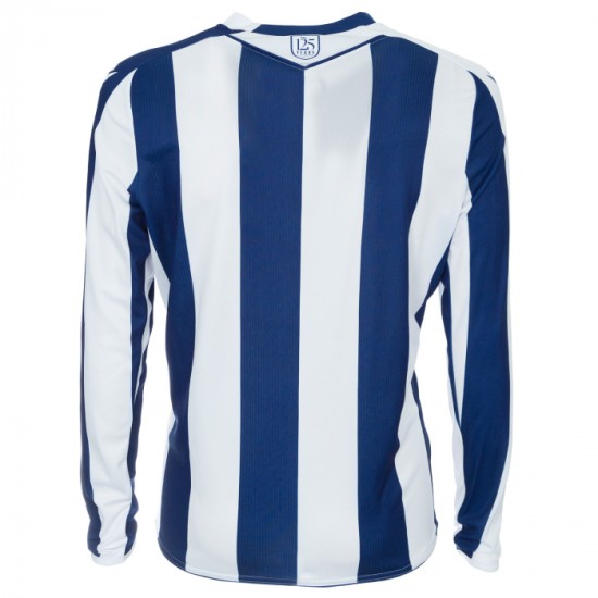 Men's West Bromwich Albion 2025/26 Home Long Sleeve Shirt Men's West Bromwich Albion 2025/26 Home Long Sleeve Shirt