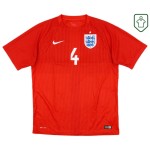 Men's England 2014/15 Away Retro Shirt Gerrard #4