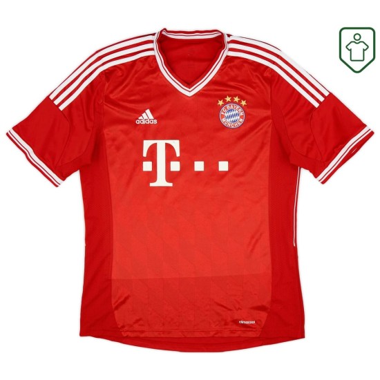 Men's Bayern Munich 2013/14 Home Retro Shirt Alaba #27 Men's Bayern Munich 2013/14 Home Retro Shirt Alaba #27