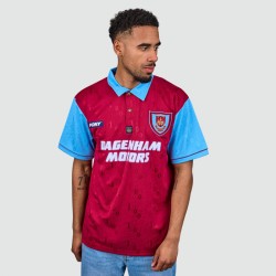 Men's West Ham United 1995 Home Retro Pony Centenary Shirt Men's West Ham United 1995 Home Retro Pony Centenary Shirt