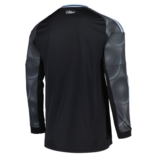 Kid's Aston Villa 2025/26 Away Long Sleeve Shirt