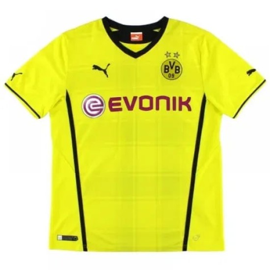 Men's LEWANDOWSKI BVB Borussia Dortmund 2013/14 Home Shirt