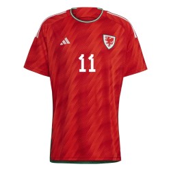 Gareth Bale #11 Wales Home Jersey World Cup 2022