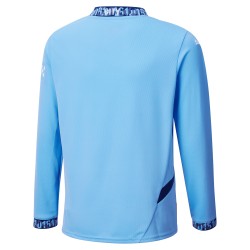 Kid's Manchester City 2024/25 Home Long Sleeved Shirt