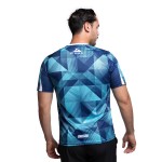 Men's Cruz Azul 2025/26 Third Warm Up Shirt - Turquoise/Navy