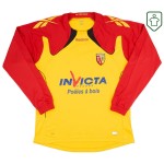 Men's RC Lens 2010/11 Home Retro Long Sleeve Shirt Varane #14 Men's RC Lens 2010/11 Home Retro Long Sleeve Shirt Varane #14