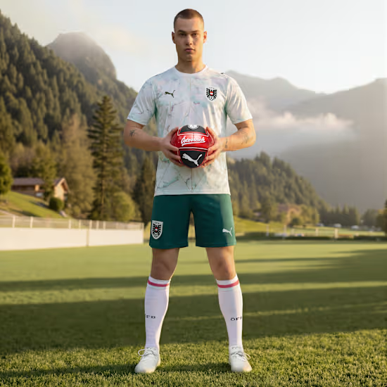 Kid's Austria 2026 Away World Cup Shorts