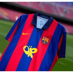 Men's FC Barcelona 2003/04 Retro Shirt