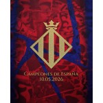 Men's FC Barcelona 2026 Spanish Champions Shirt - Red