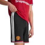 Men's Manchester United 2026/27 Home Shorts - Black Men's Manchester United 2026/27 Home Shorts - Black