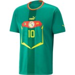 Sadio Mane #10 Senegal Away Jersey World Cup 2022
